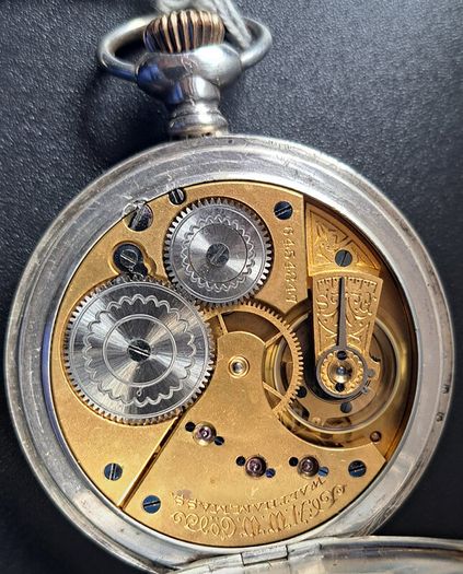 Silver Waltham Pocket Watch - Model 1888 - 1894c