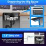 Stainless Steel Kitchen Sink,50 x 43cm,Inset Kitchens Sink,with Waste Kit,Drain Pipe,Pull-Out Drainer Basket,Suitable for Bathroom,Caravan Travelling Image 3