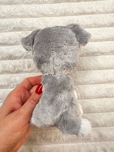 Ty Beanie Boo Whiskers approx. 15 cm. Plush Schnauzer Dog Please see photos