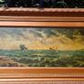 Early Nineteenth Century Shipwreck Scene Oil on Canvas Image 5