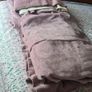 Dusty pink Pinch pleat large window curtains Image 6