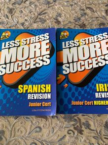 Less stress more success Irish & Spanish books