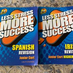 Less stress more success Irish & Spanish books