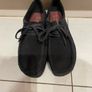 womens shoes Clarks WALLABEE BLACK SUEDE size 5 brand new Image 3
