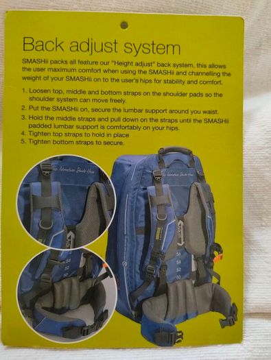 65L Smashii hiking backpack