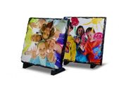Personalised square shape Photo Slate 15 x 15cm