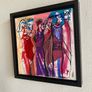 Original Abstract Painting Original Art Of Group of Girls female friends or models irish  Art Image 5
