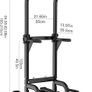 Pull Up & Dip Station Dip Stand Power Tower, Adjustable Height Home Strength Training Fitness Workout Station, Suitable for Teenagers, Women, Men Image 6
