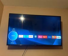 55" panasonic smart tv with wall mount like new
