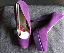 SALE E5   Purple Shoes  Size 5
