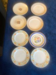 Vintage Dinner Plates/Side Plates 5-7euro each.