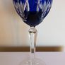 AJKA Cobalt Blue Crystal Glass Image 2