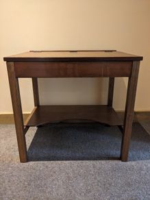 Children's Wooden Storage Desk / Activity Table
