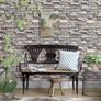NEW SALE | Stone Brick Wallpaper Peel and Stick 3D Effect Blocks Vintage Brick Faux Textured Self-Adhesive Wallpaper Kitchen Cabinets Backsplash Fireplace Laundry Room Accent Wall Decor 45X300cm Image 2
