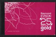 2013 Guernsey Raymond Evision 25 Years of Gold Commemorative Commemorative Prestige Booklet Mint Never Hinged (MNH)
