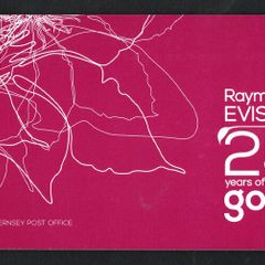 2013 Guernsey Raymond Evision 25 Years of Gold Commemorative Commemorative Prestige Booklet Mint Never Hinged (MNH)