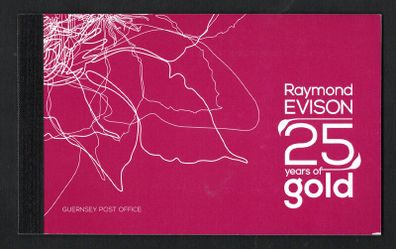 2013 Guernsey Raymond Evision 25 Years of Gold Commemorative Commemorative Prestige Booklet Mint Never Hinged (MNH)