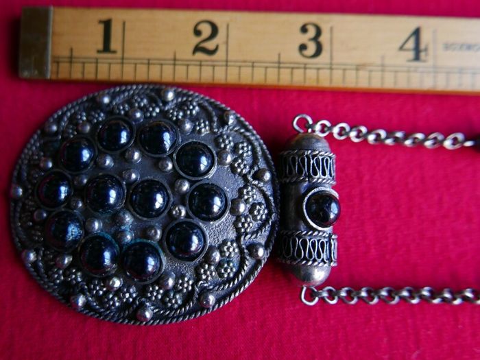 Vintage Large Medallion and Chain