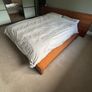 Bo Concept - 5ft walnut bed and under storage Image 3