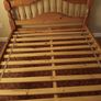 Pine bed frame 4ft 6inch in very good condition, can unassembled to transport Image 4