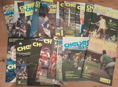 24 Chelsea Home Programme's 1983/84 Season