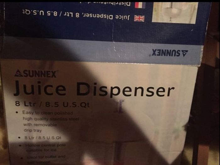 8 litre sunnex juice dispenser