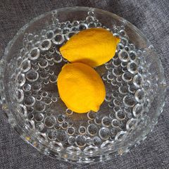 Mid century Walther Bubble glass bowl