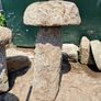 Granite Staddle mushroom stone 105cm tall Image 2