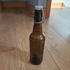 brown flip top bottles