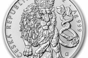 2026 Niue 2 Dollars 1 oz Czech Lion Silver Coin (In Capsule). Mintage 5,500 coins.