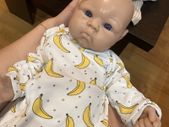 Reborn doll 47cm  100% Full Body Silicone  Heavy Baby Doll 3298g Soft