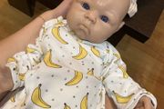 Reborn doll 47cm  100% Full Body Silicone  Heavy Baby Doll 3298g Soft