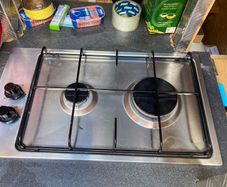 Microwave gas hob water tanks for Camper Van's power packs solar panel