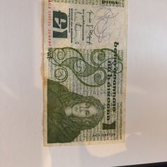 irish 1 pound note