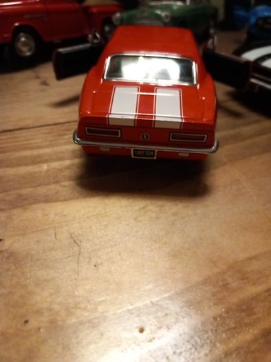 1967 Chevrolet Camaro Z-28 red Kinsmart Toy Car Model 1/37 Scale Diecast Metal Car kids children gift present Collectable play