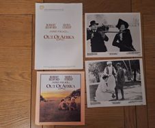 1985 Out Of Africa Press Kit Robert Redford & Meryl Streep