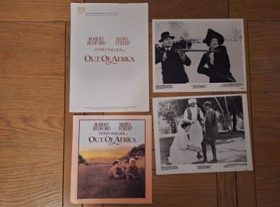 1985 Out Of Africa Press Kit Robert Redford & Meryl Streep
