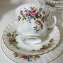 Royal Albert 20 pc moss rose tea set Image 4