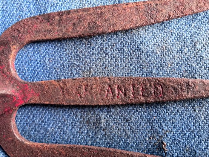 Vintage garden fork