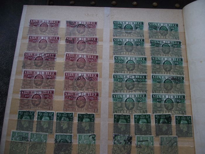 A mixed collection of used stamps, presented in the stock book #3