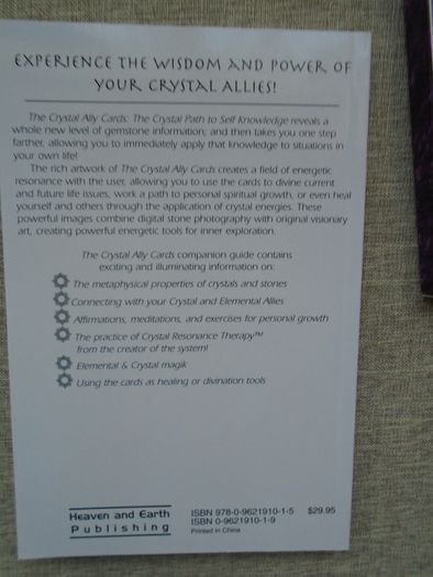 The Crystal ally cards, Cards, Book, Crystal cards