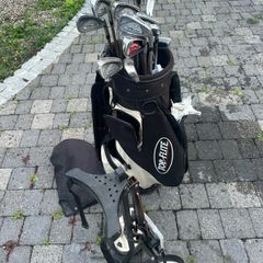 Golf Clubs set with bag and trolley