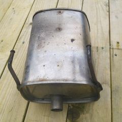 Exhaust Back box, Fiat 500 Pop