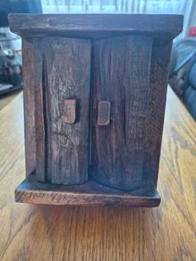 Rustic Reclaimed Teak Wood Shutter Photo Frame (4x6)