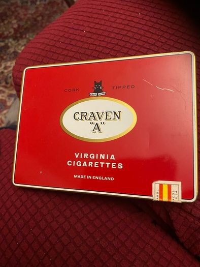 Vintage Craven "A" Metal Box