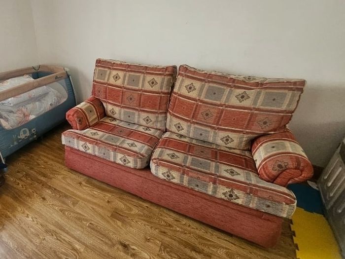 Free 2 Seater fold out Sofa  Bed with inbuilt mattress.