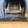 Antique brass fireplace insert Image 2