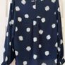 Size 14 Navy&Cream Blouse by Marks&Spencer Image 5