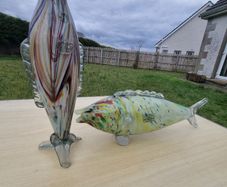 Two Murano Glass Fish