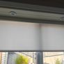White uPVC Window and Roller Blind. Image 2